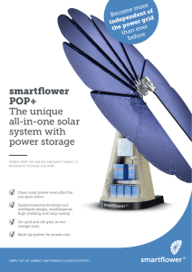 smartflower POP+ The unique all-in