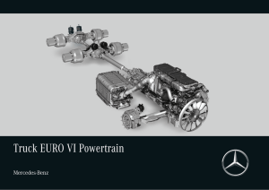 Truck EURO VI Powertrain - Mercedes-Benz