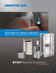 Innovative security Products DeSigneD To Serve