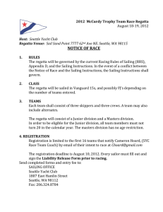 notice of race - Seattle Yacht Club