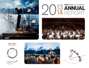 1314 Annual Report - New York Philharmonic