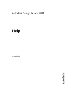 Autodesk Design Review 2013 Help