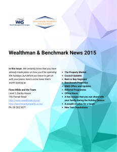 View our 2015 Newsletter! - Benchmark Property Management