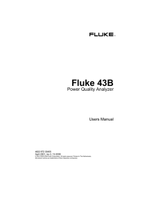 Fluke 43B - GHV Trading