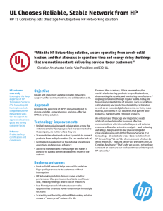 HP Networking | IT Case Study | Underwriter Laboratories | HP