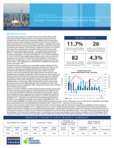 Greater Toronto Area Office Market Report