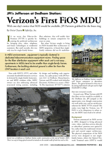Verizon`s First FiOS MDU - Broadband Communities Magazine