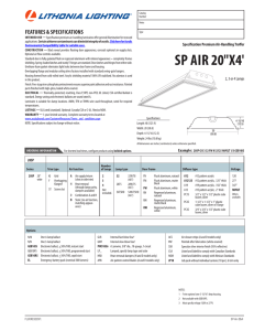 SP AIR 20"X4 - Acuity Brands