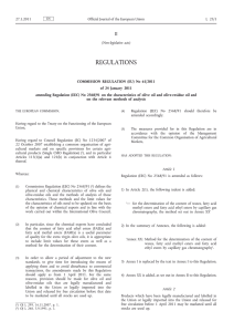 Commission Regulation (EU) No 61/2011 of 24 January 2011