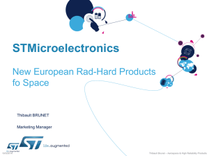 New European Rad-Hard Products for Space