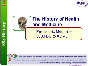 2. Prehistoric Medicine