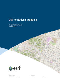 GIS for National Mapping