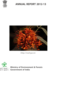 Annual Report 2012-13 - Ministry of Environment and Forests