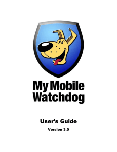 My Mobile Watchdog User`s Guide