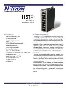 100 SERIES Unmanaged Switch