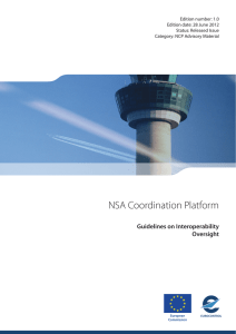 NSA COORDINATION PLATFORM Guidelines on Interoperability
