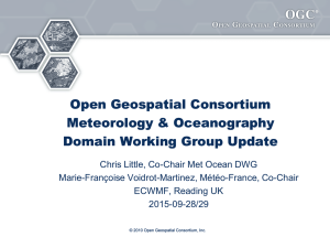 Open Geospatial Consortium Meteorology