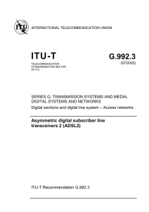 ITU-T G.992.3