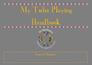Tuba Care Sheet - In Harmony