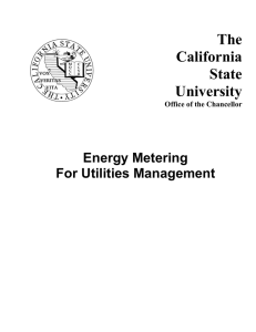 Energy Metering for Utilities Management