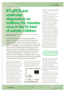 RT-qPCR and molecular diagnostics: no evidence for