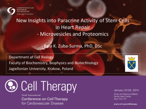 New Insights into Paracrine Activity of Stem Cells in