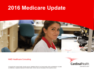 2016 HOPPS and Physician Fee Schedule (PFS