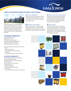 about eaglerise power systems (visa model) standard products