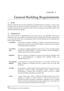General Building Requirements