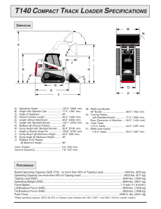 t140 compact track loader specifications