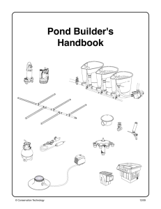 Pond Builder`s Handbook - Conservation Technology