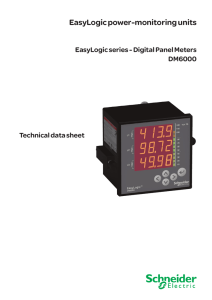 EasyLogic power-monitoring units