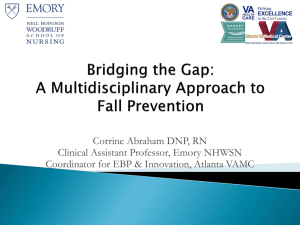 Bridging the Gap: A Multidisciplinary Approach to Fall Prevention