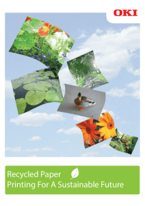 Recycled Paper - Printing For A Sustainable Future