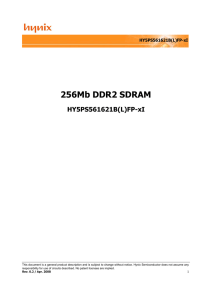 256Mb DDR2 SDRAM
