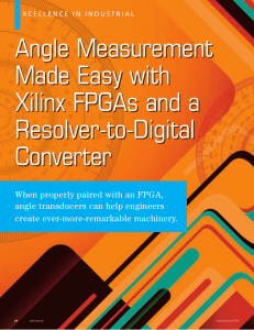 Angle Measurement Made Easy with Xilinx FPGAs and a Resolver