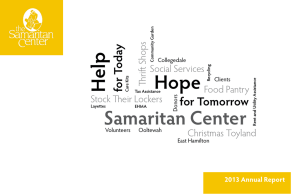 Help Samaritan Center Hope