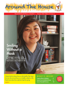 Summer 2012 Vol. 19, Issue 2 - Ronald McDonald House at Stanford