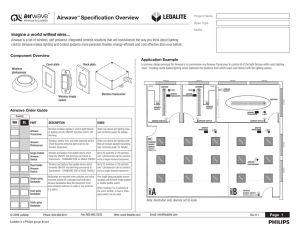 Airwave™ Specification Overview