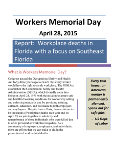 Workers Memorial Day - National Council for Occupational Safety