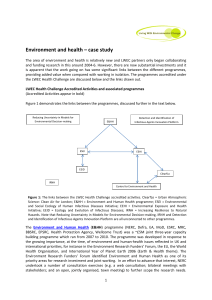 Environment and health – case study