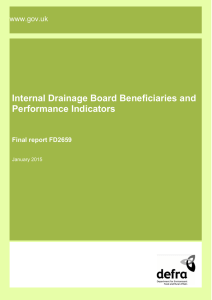 Internal Drainage Board Beneficiaries and Performance