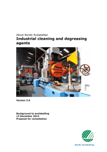 Industrial cleaning and degreasing agents