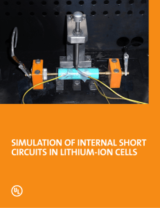 simulation of internal short circuits in lithium-ion
