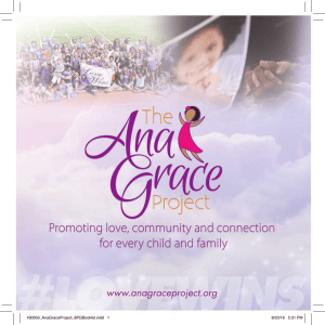 Our Brochure - The Ana Grace Project