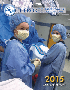annual report - Cherokee Regional Medical Center