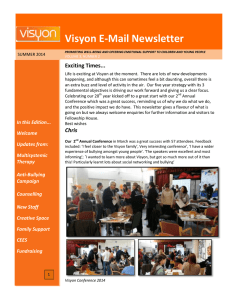 Visyon E-Mail Newsletter