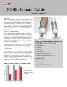 GORE Coaxial Cable
