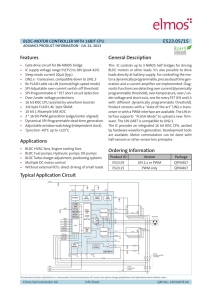 PDF 242 kB - Elmos Semiconductor AG