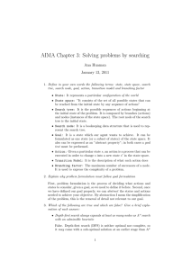 AIMA Chapter 3: Solving problems by searching